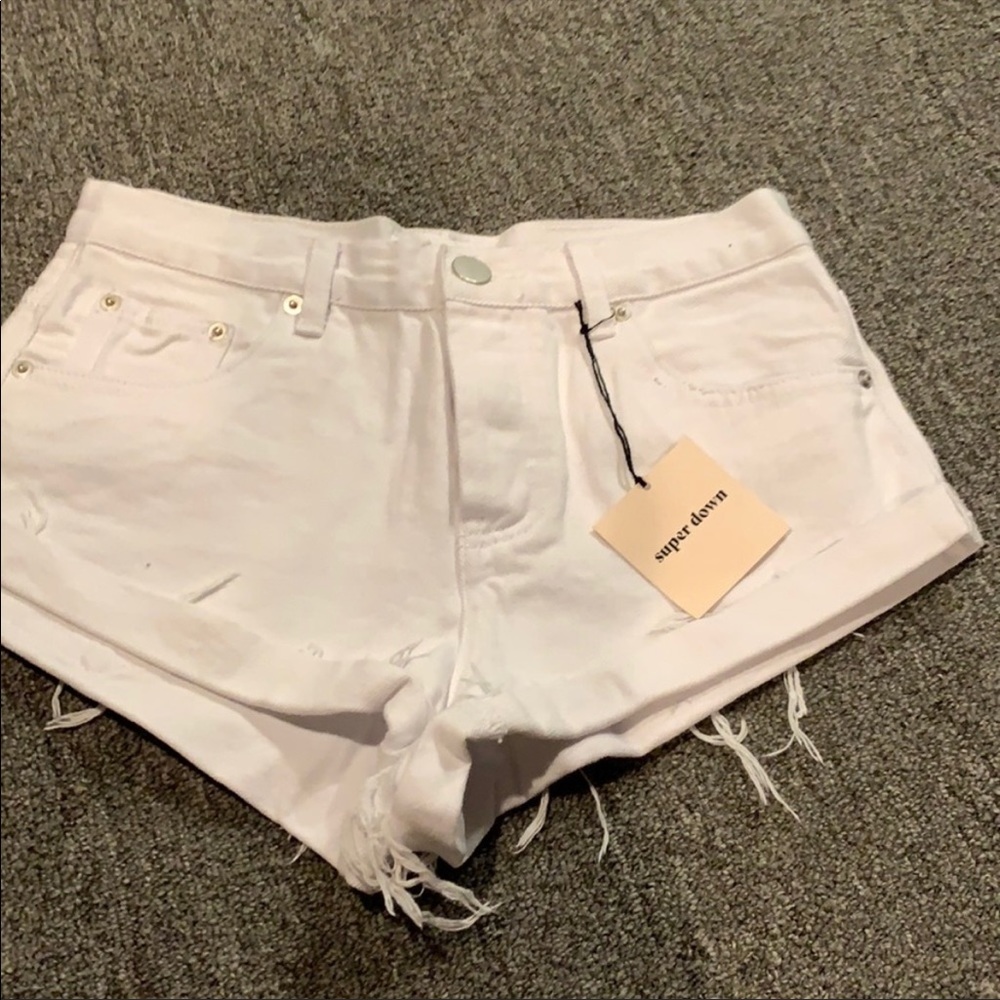 Superdown jean shorts